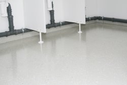 <br>Optional jointless floor coating, designed as a tub.