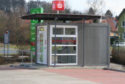 <h5>WEIRO® Container</h5>als SB-Servicecenter einer Sparkasse.