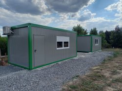 <h5>WEIRO® Container Typ C 60</h5>
als Bürocontainer mit Klimagerät
