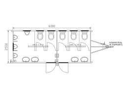 <h5>WEIRO® Toilettenwagen RASANT</h5>mit 6 m Aufbaulänge, 80 km/h, mit Kugelkupplung.