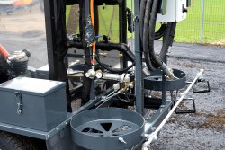 <br>Leistungsstarke Gasbrenneranlage, thermostatgesteuert mit automatischer Zündung.