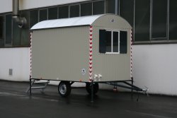 <h5>WEIRO® SINUS Model B 22</h5> with a body length of 3.50 m, ball hitch, standard version.