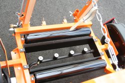 <br>Optional: Heated pump and/or binder barrel by a gas burner with thermoelectric safety pilot.